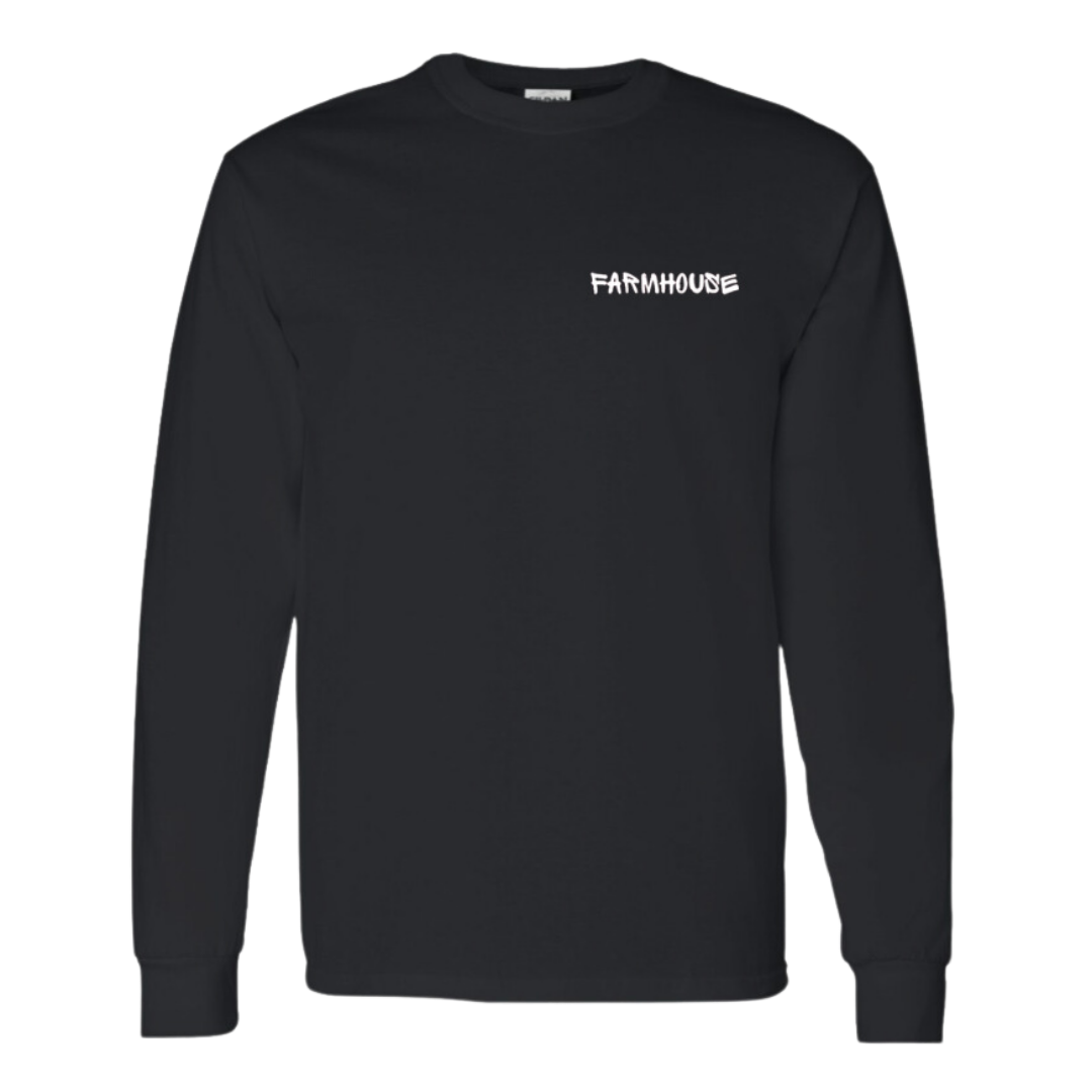 Farmhouse Long Sleeve Tee - "Baseline Print"