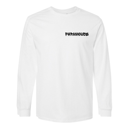 Farmhouse Long Sleeve Tee - "Baseline Print"